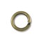 JewelrySupply Jump Ring - Open 4mm Antique Brass Plated (100-Pcs)